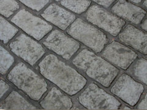 'London Cobbles' — replicating coursed settwork, cobbles and fan effects